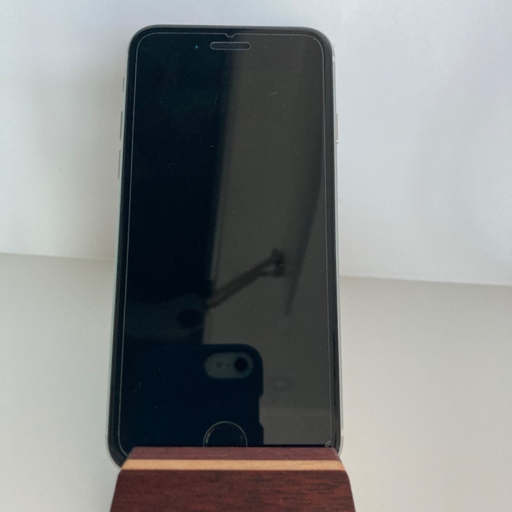 Wooden phone holder